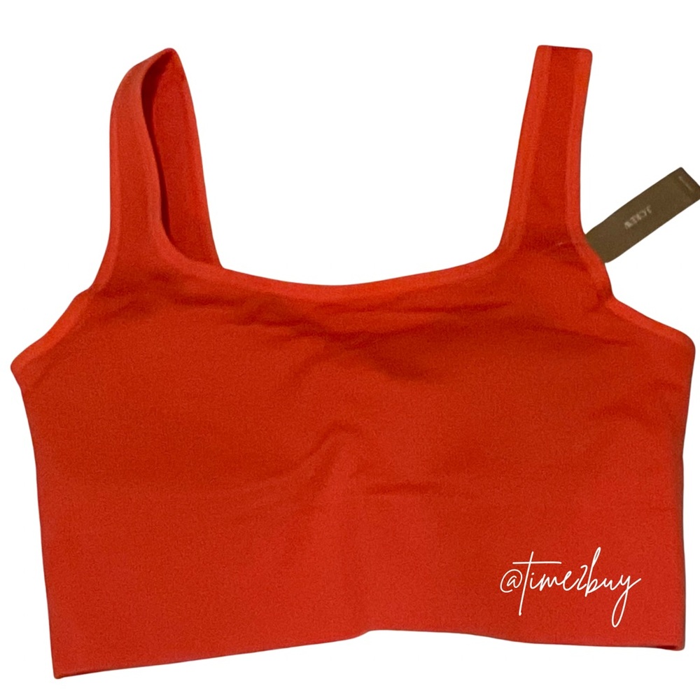 J. crew  Orange Sports Bra L